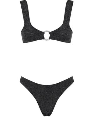 MEYIA Ray Ring-Detail Bikini - Black