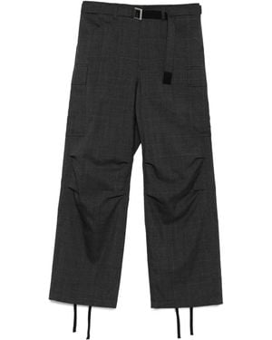 Sacai Belted Cargo Trousers - Black