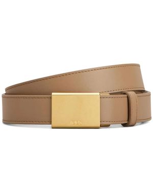 Tod's Leather Buckle Belt - Natural