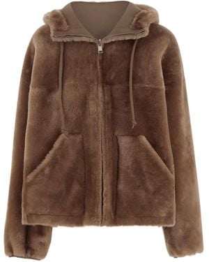 コート BLANCHA STRAIGHT \"MERINO SHEARLING\" JACKET Blancha Straight 