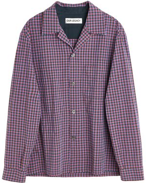 Our Legacy Heusen Hemd - Lila
