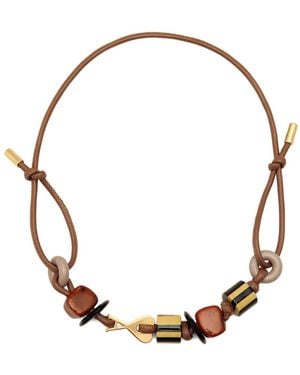 Ami Paris Collana Ami De Coeur - Metallizzato