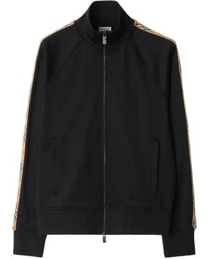 Burberry Jacket With Logo - Black