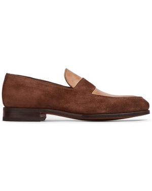 Bontoni Loafer mit Einsätzen - Braun