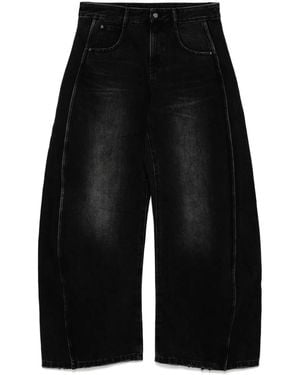 JNBY Extra Long Zip-Up Jeans - Black