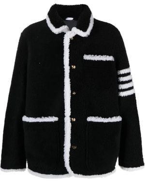 Thom Browne 4-Bar Stripe Jacket - Black