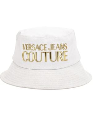 Versace Jeans Couture Logo Bucket Hat - White