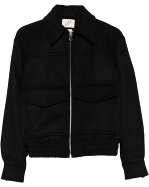 BITE STUDIOS Cila flap-pocket zip-front jacket - Negro