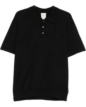 Calvin Klein Logo-Embroidered Short-Sleeve Polo Shirt - Black