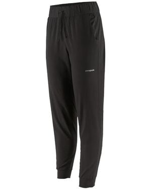 Patagonia Terrabone Logo-Print Drawstring Track Trousers - Black