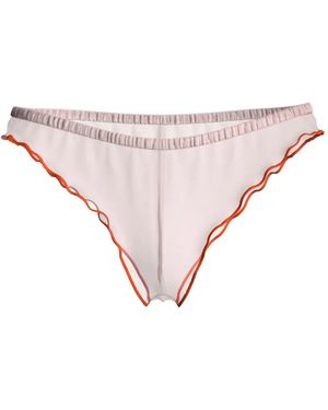 Maison Close Tanga Panorama À Volants - Pink