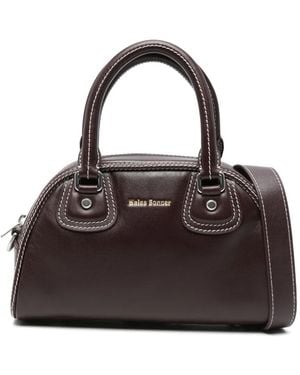 adidas X Wales Bonner leather tote bag - Schwarz