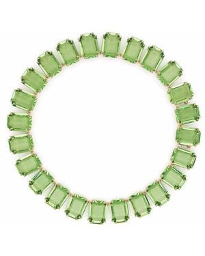Swarovski Millenia Octagon Cut Crystals Necklace - Green