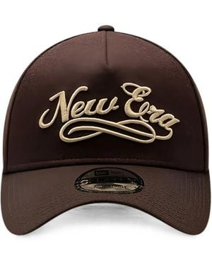 KTZ 9Forty Logo-Embroidered Cap - Brown