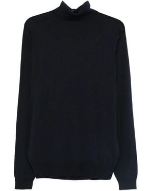 John Smedley Pullover Mit Rollkragen - Schwarz