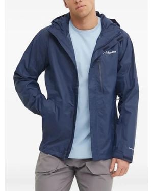 Columbia Pouring Adventure Iii Hooded Jacket - Blue