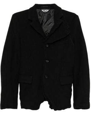 COMME DES GARÇON BLACK Blazer À Design Superposé - Black