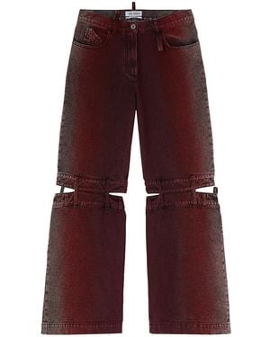 The Attico Jean Ashton À Découpes - Rouge