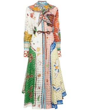 ALÉMAIS Tangible Love Shirtdress - White