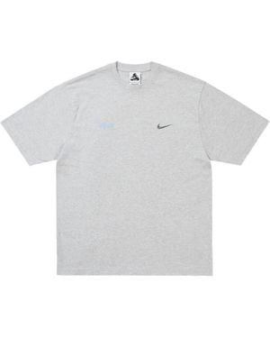 Palace X Nike Swoosh-Print T-Shirt - White