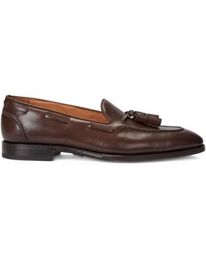 Ralph Lauren Luther Tassel Leather Loafers - Brown