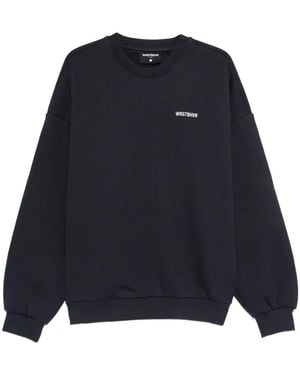 WRSTBHVR Neni V2 Logo-Detail Sweatshirt - Blue