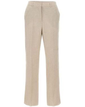 Marella Welt-Pocket Trousers - Natural