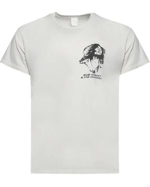 MadeWorn Bob Marley Kaya Now Graphic-Print T-Shirt - White