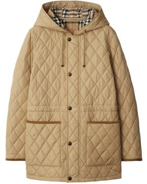 Burberry Parka Devon acolchada - Neutro