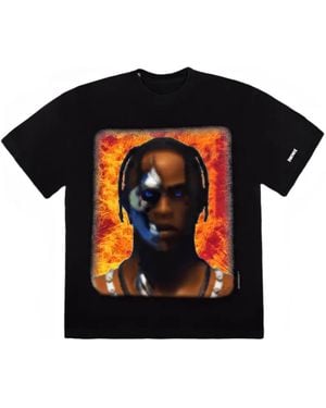 Travis Scott X Fortnite T-3500 Portrait T-Shirt - Black