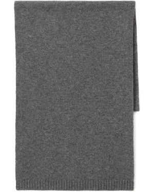 Ba&sh Fular Comie Con Logo Bordado - Gris