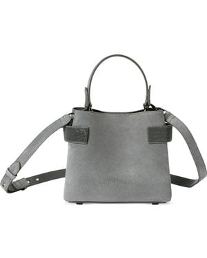 Brunello Cucinelli Essence Small Top-Handle Bag - Metálico