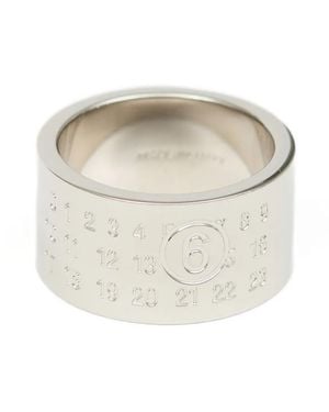 ダブルリング シルバー ☆ MM6 Maison Martin Margiela MM6 by Maison Martin Margiela Rings for Men | Online Sale up