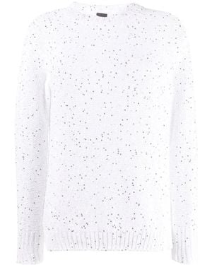 Lorena Antoniazzi Sequin Detailing Jumper - White