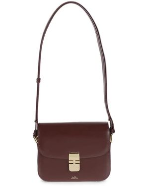 A.P.C. Small Grace Shoulder Bag - Purple