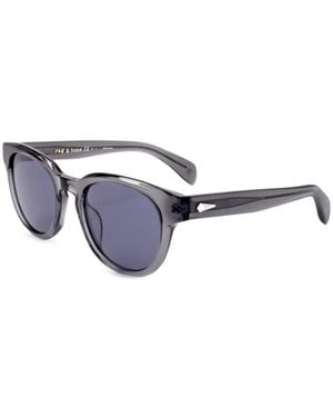 Rag & Bone Round-Frame Sunglasses - White