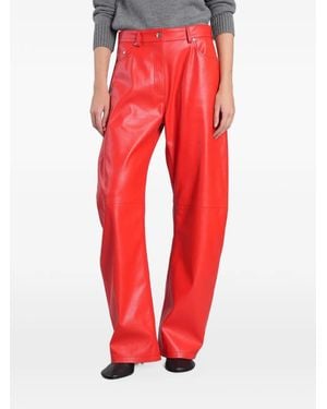 Stella McCartney Straight-Leg Pants - Red