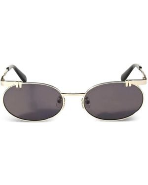 Off-White c/o Virgil Abloh Round-Frame Sunglasses - Metallic
