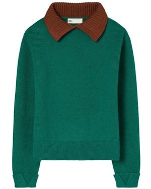 Tory Burch Wool Jumper - Green