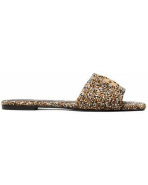Tory Burch Charlie Slide - White