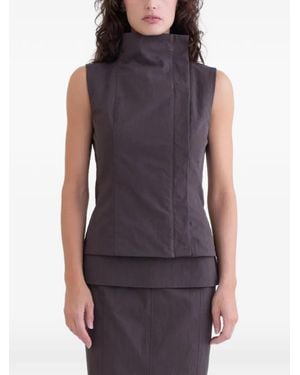 Belle Anna Secrets Layered Vest - Purple
