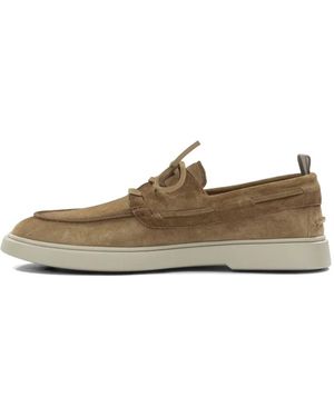 Officine Creative Bones 013 Boat Shoes - Natural
