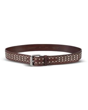 Dondup Riem Met Studs - Wit