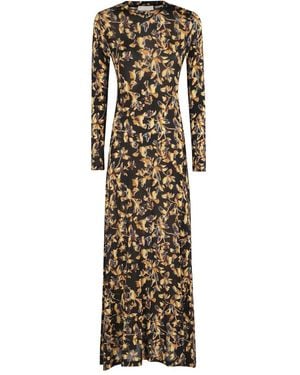 Ulla Johnson Maxi-Jurk Met Bloemenprint - Naturel