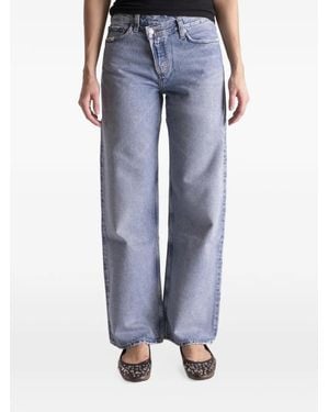 Agolde Arc Criss Cross Jeans - Blue