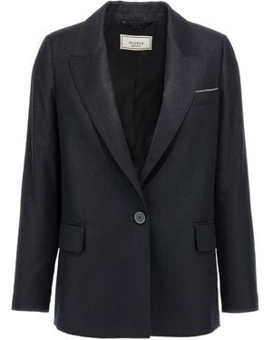 Peserico Tailored Blazer - ブラック