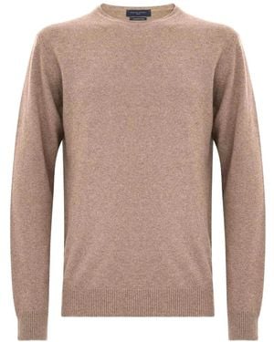 Daniele Fiesoli Crew-Neck Wool Jumper - Natural