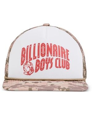 BBCICECREAM Logo-Print Camouflage-Pattern Trucker Hat - Red