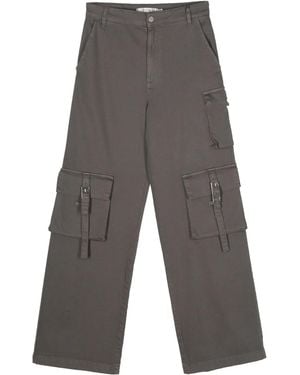 Gestuz Mirzagz Hight-Rise Cargo Pants - Gray