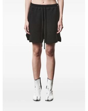 Thom Krom Drawstring-Waist Shorts - Black